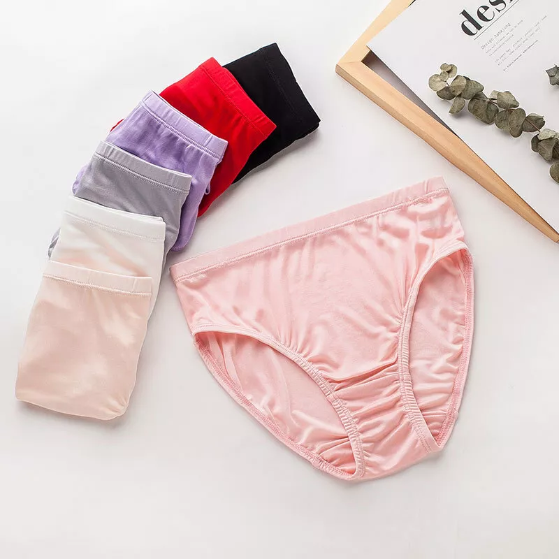 Women's silk underwear pants clearance