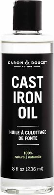 Caron & Doucet - Cast Iron Seasoning & Cleaning Oil | 100% Plant-Based & Food
