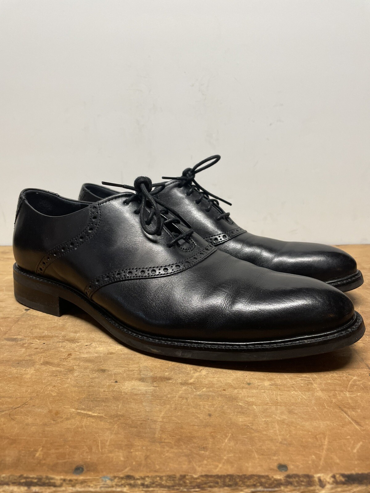 Mens Cole Haan Buckland Saddle Black 