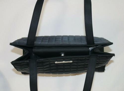 Conjunto de DOS BEBE Bolso de Mano Negro Plástico Ver a Través Logo Script Bolso de Playa - Imagen 4 de 12