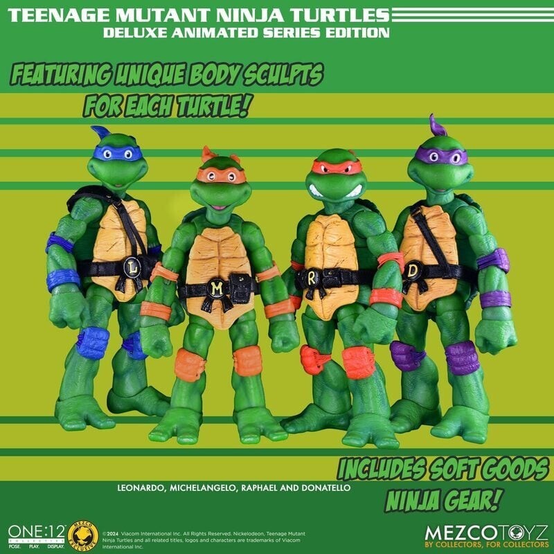 Mezco One:12 Collective Teenage Mutant Ninja Turtles Deluxe