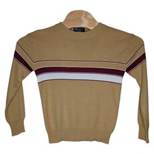 Vintage 60s 70s Izod Lacoste j.g. Sweater Pullover Youth 16 Crocodile Gator Logo