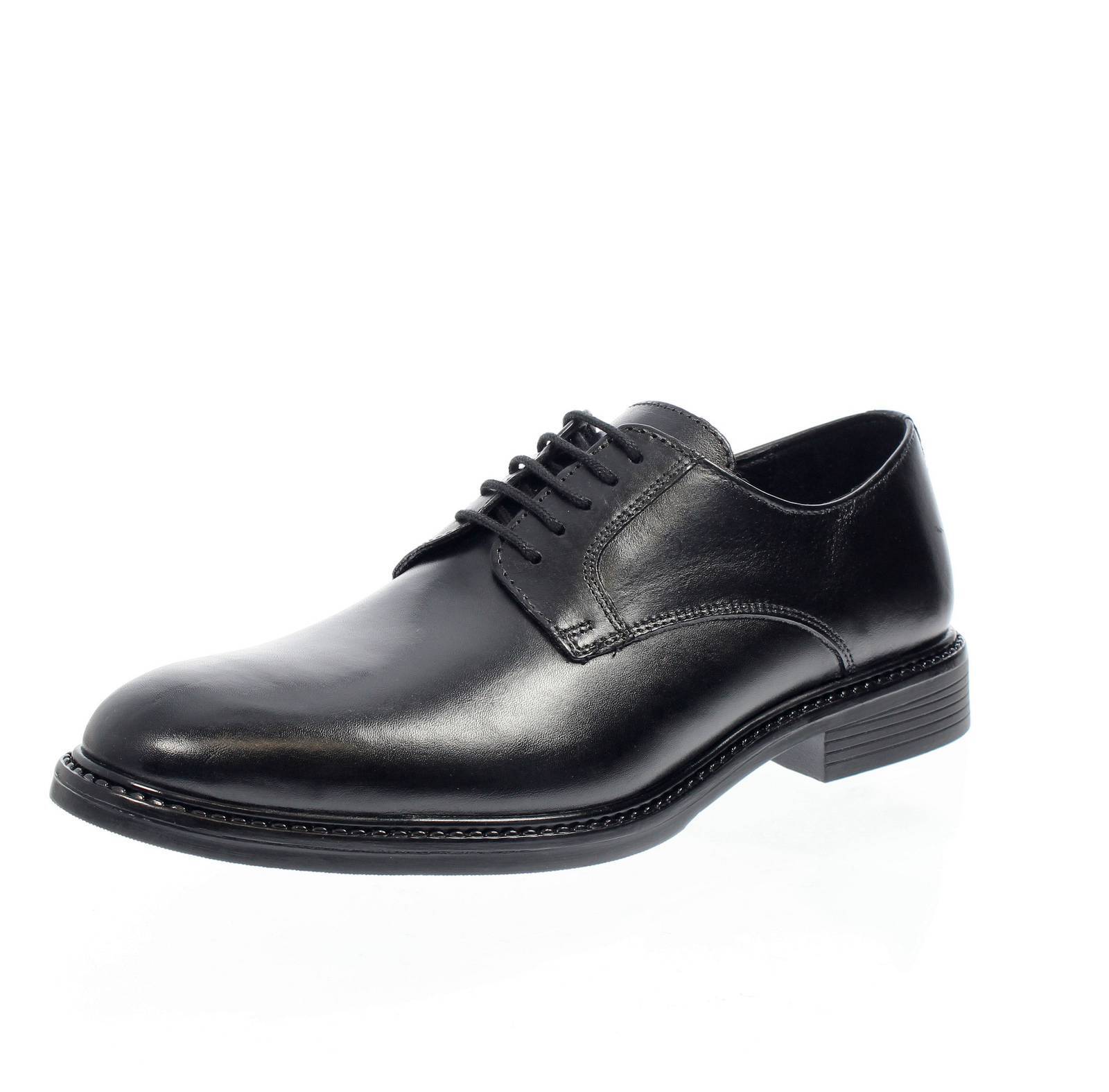 Ботинки Bolzoni от Enrico Bolzoni на шнуровке в стиле дерби в Пелле Неро - Талья 42 279c 9790₽