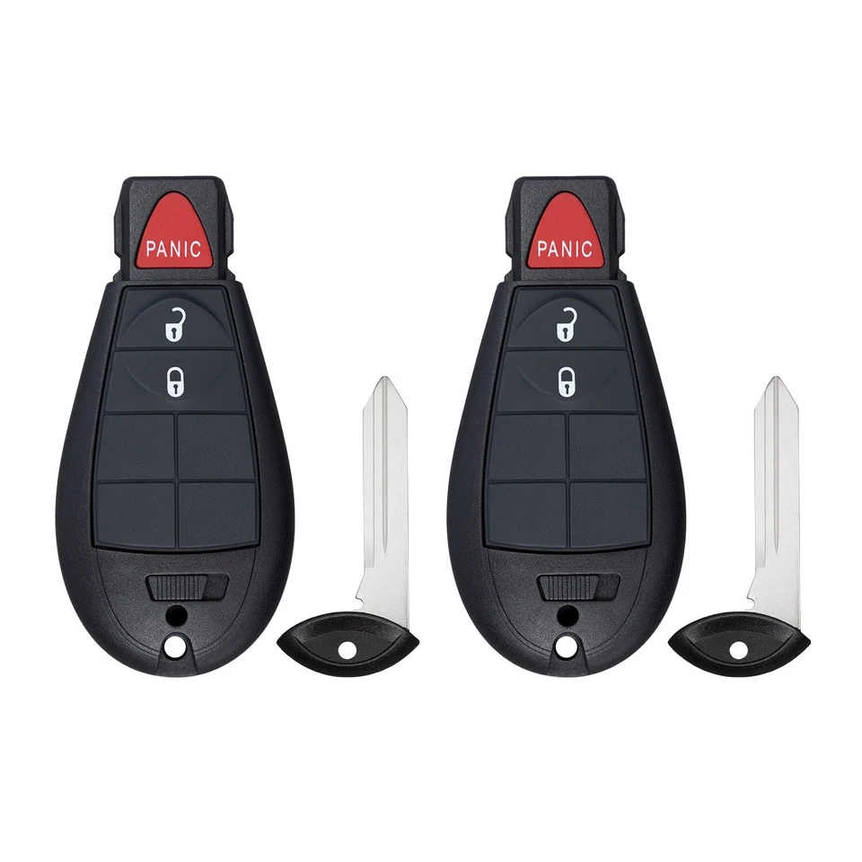 Premium Key Fob Dodge Jeep Chrysler 300 Caravan Ram 1500 Town & Country IYZ-C01C — 第 2/4 张图片