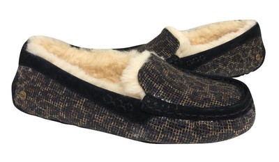 leopard moccasin slippers
