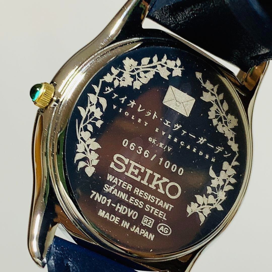 VIOLET EVERGARDEN Memorial Analog Watch Seiko Wristwatch 1000