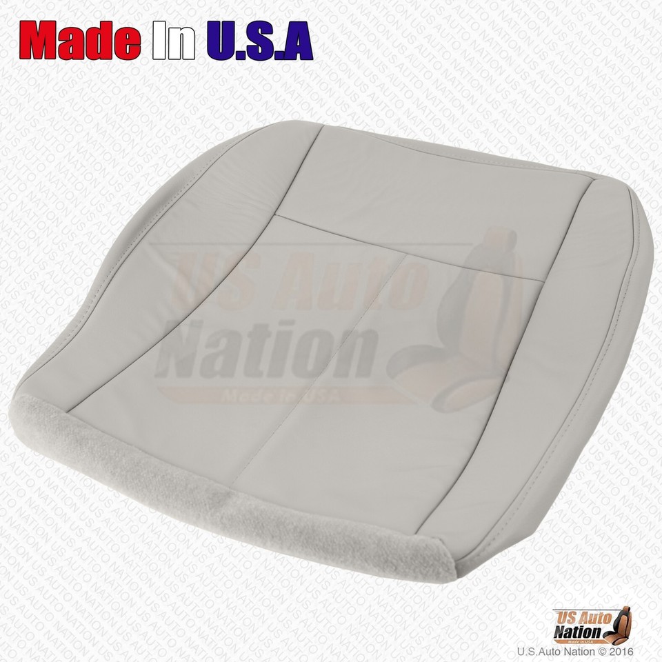 Soillar Leather Seat Cover Set – Bottom Covers For Ford Mustang 2010-14 (Light Gray)