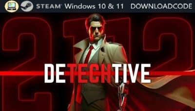 NEU PC Computer Spiel DeTechtive 2112 für Windows 10 11 STEAM Download Code Key