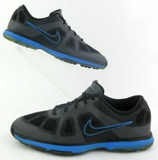 Nike Lunar Ascend Men's Golf Shoes Graphite / Black / Blue Size 8