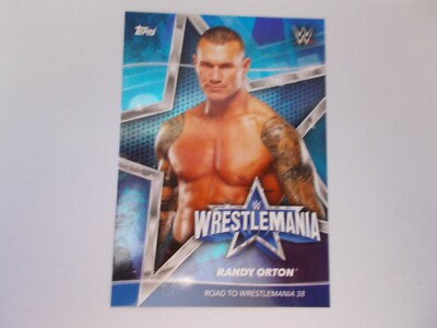WWE: Slam Attax Superstars ''RANDY ORTON'' #207 Wrestlemania 38 Trading Card 2021
