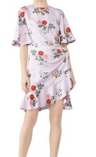 KEEPSAKE Pretty One Mini Romantic Dress Lilac Floral SIZE SMALL Retail $185