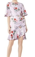 KEEPSAKE Pretty One Mini Romantic Dress Lilac Floral SIZE SMALL Retail $185
