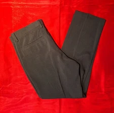 Perry Ellis Portfolio Men's Charcoal Solid Slim-Fit Dress Pants Size 34x30 - NEW