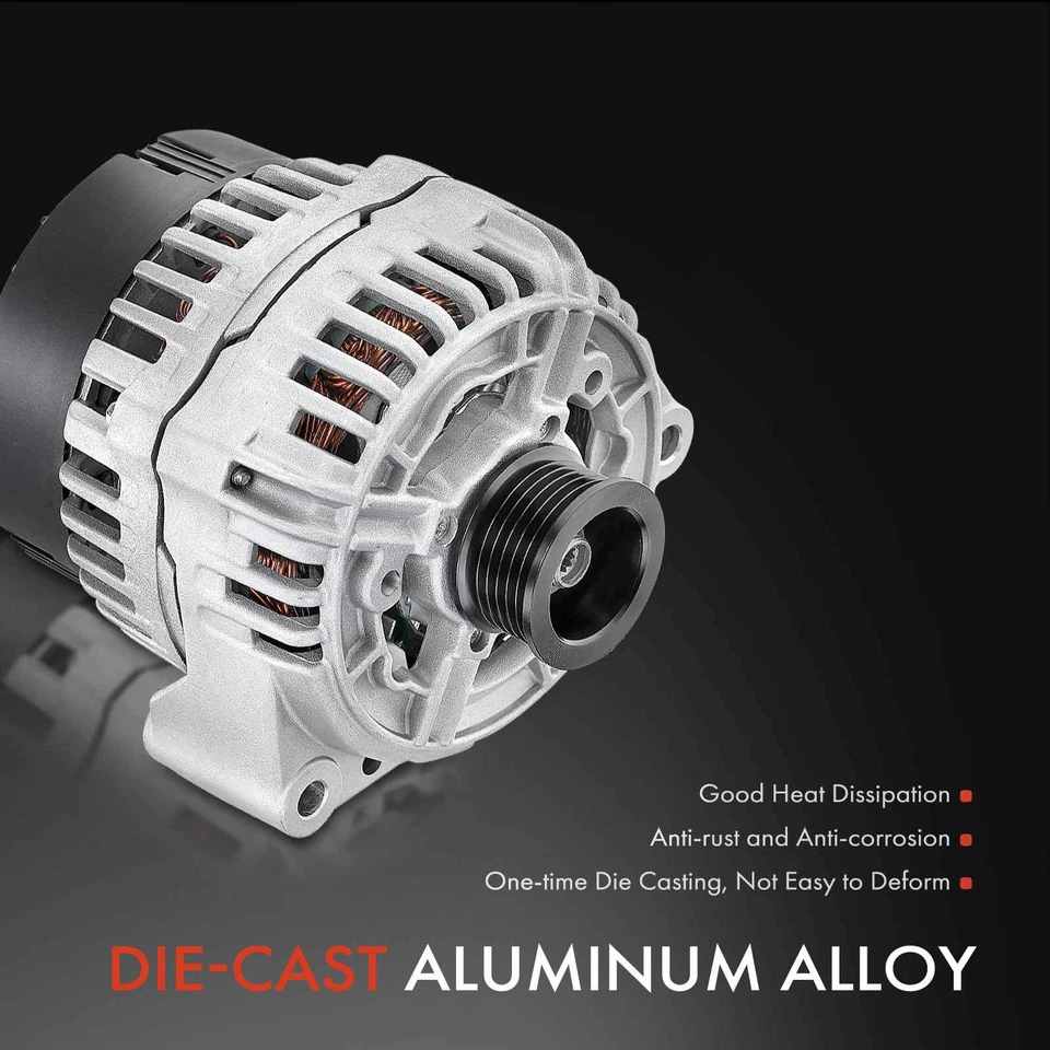 Alternador para Mercedes-Benz W202 C280 W210 E320 W163 ML320 1998-2001 115A 12V Foto 4 de 4
