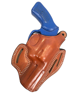 Leather Holster- S&W J Frame 3  Revolvers, Model 60, RUGER SP101 3 (# 8203 BRN)