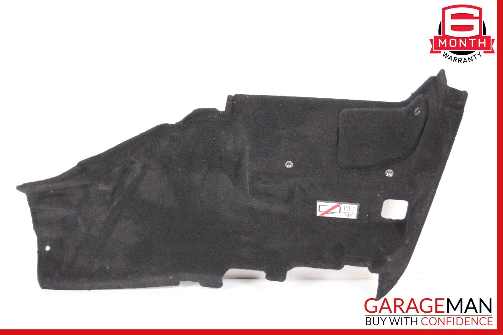 15-18 Ferrari California Right Passenger Side Trunk Carpet Side Panel Cover