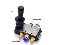 5/2 Wegeventil Pneumatikventil Handbetätigt
