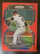 2022 Eli Morgan Panini Prizm Red Mojo Prizm #149/149 Rookie Card #113 Tier II