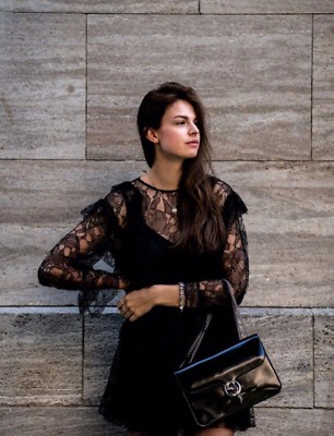 ZARA BLACK MINI DRESS WITH LACE AND FRILL SS17 SIZE XS NEW TAGS | eBay