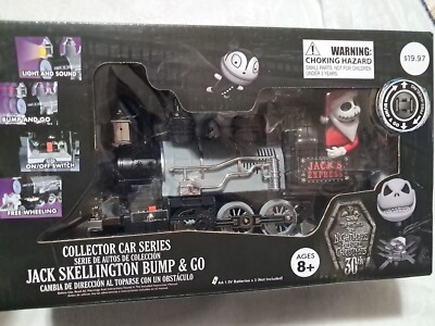NIGHTMARE BEFORE CHRISTMAS 30TH ANNIVERSARY JACK SKELLINGTON BUMP AND GO TRAIN