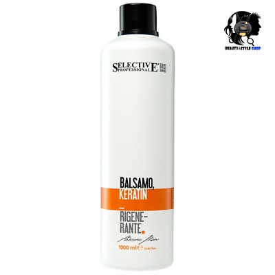 SELECTIVE PROFESSIONAL ARTISTIC FLAIR BALM 1000ML KERATIN REGENERATING SALON