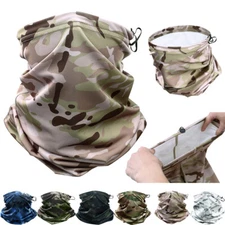 Bandana Half Face Mask Neck Gaiter Cycling Hunting Fishing Scarf Men Women