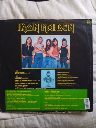 Iron Maiden - Wasted Years - 12" Vinyl - Picture 5 of 5