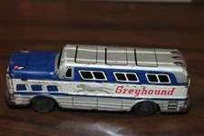 COOL 1950's TIN LITHO FRICTION GREYHOUND EXPRESS BUS
