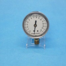 Ashcroft 63W3005-HL-02L-15 2-1/2" Pressure Gauge 15 PSI LM 1/4" NPT Stainless