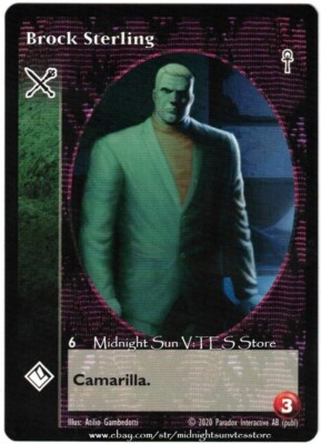 Brock Sterling Ventrue Fifth Edition V5 V:TES VTES Vampire CCG