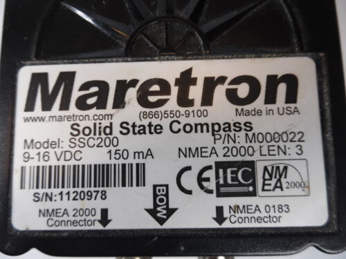 Maretron-SSC200 Solid State Compass NMEA2000 0183 Heading Sensor/90 Day Warranty - Picture 2 of 10