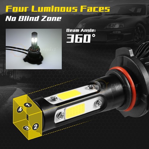 4-sides LED Headlight+Fog Light for Dodge Ram 1500 2500 3500 4500 5500 2009-2017 - Picture 5 of 12