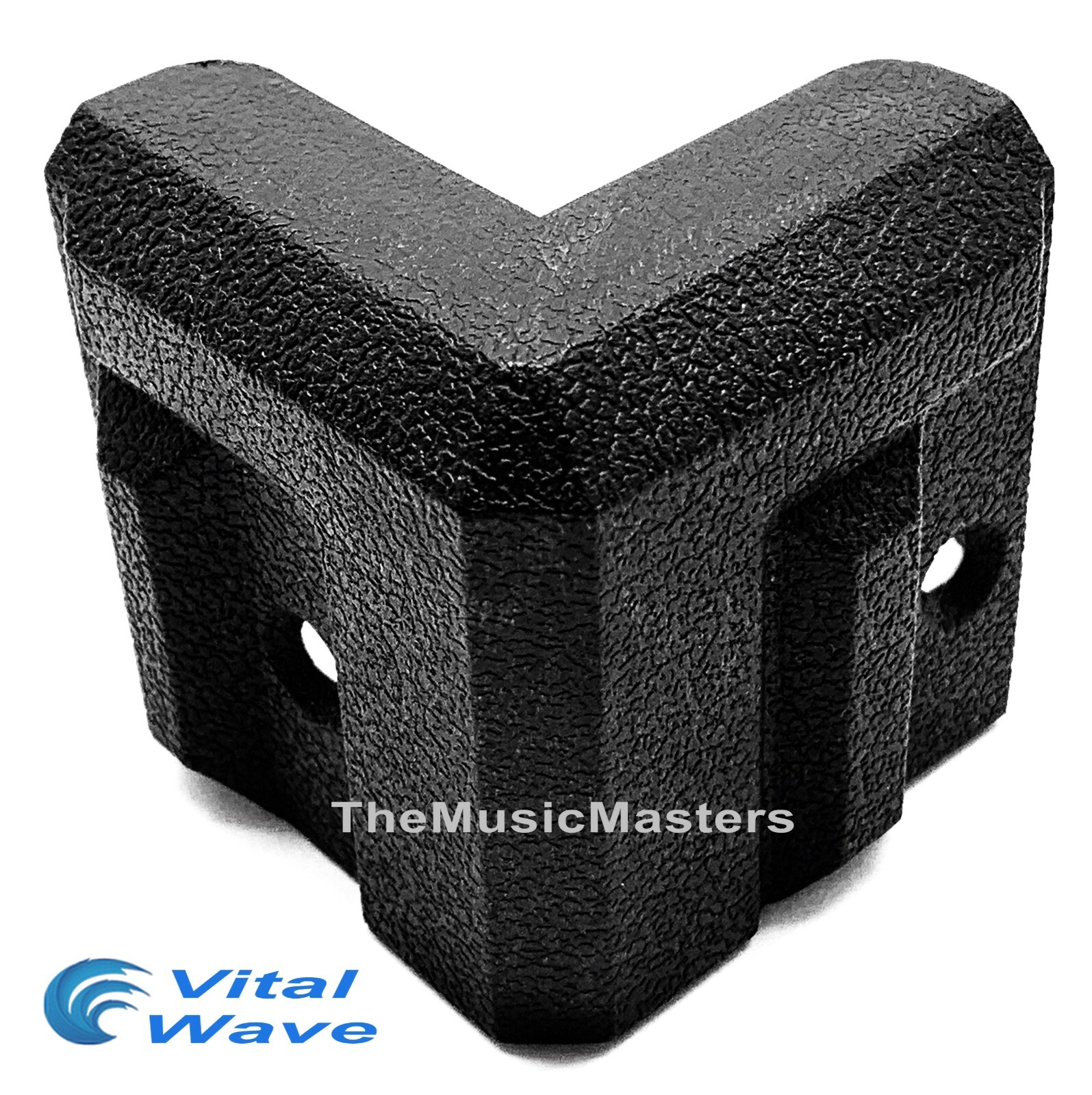 16X ABS 2 Hole Cabinet Corner Amp Rack Case DJ Home Speaker Box Bumper Protector