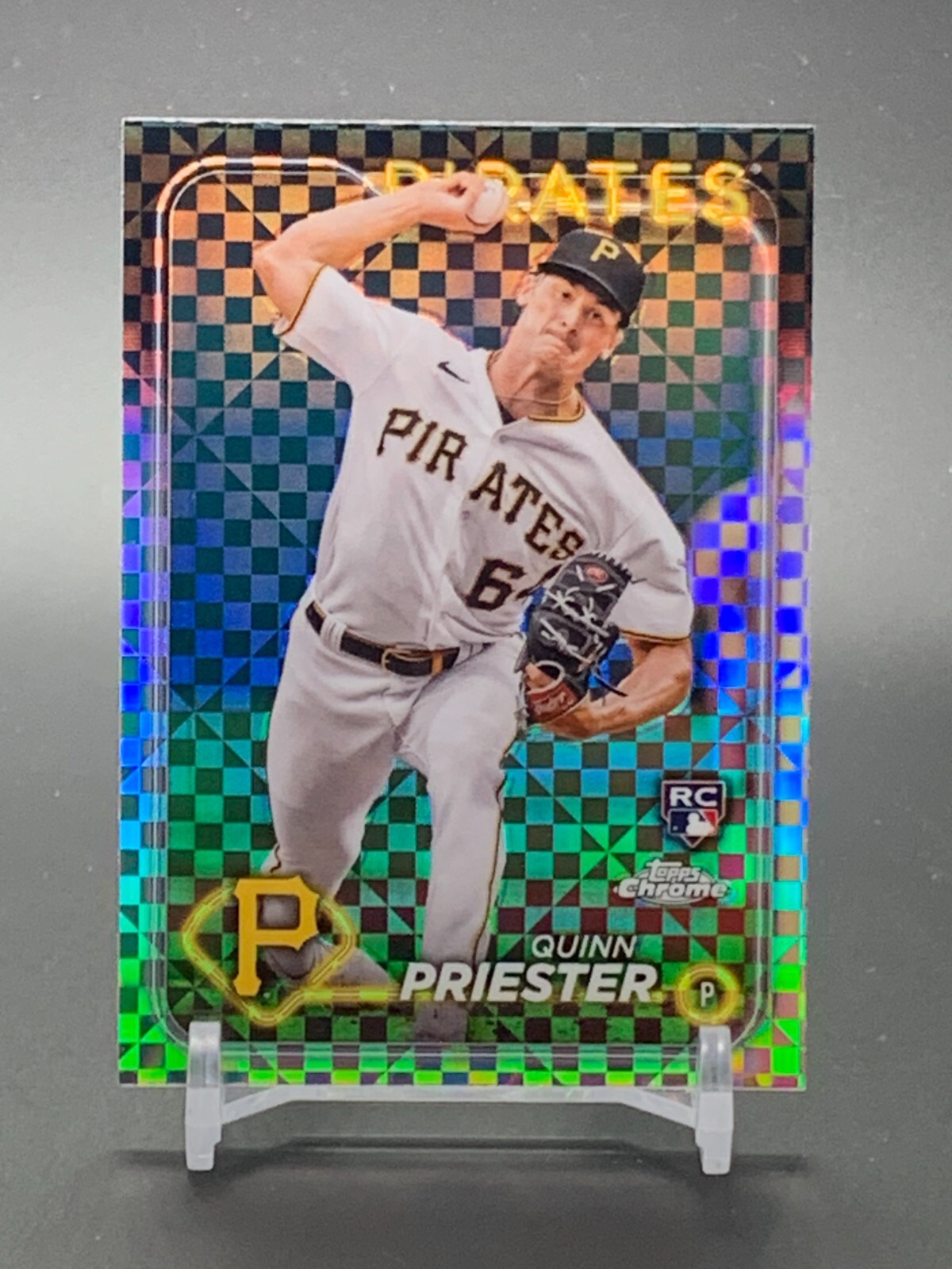 2024 Topps Chrome X-Fractor #55 QUINN PRIESTER Pittsburgh Pirates RC