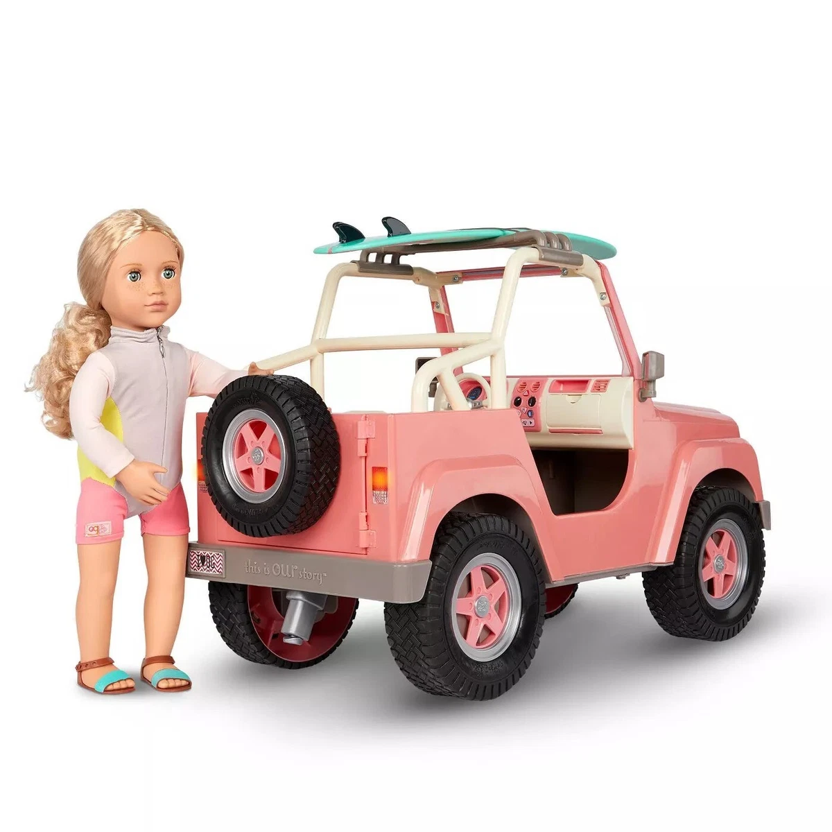 Our Generation Off-Roader Doll Vehicle Electronics Jeep | eBay