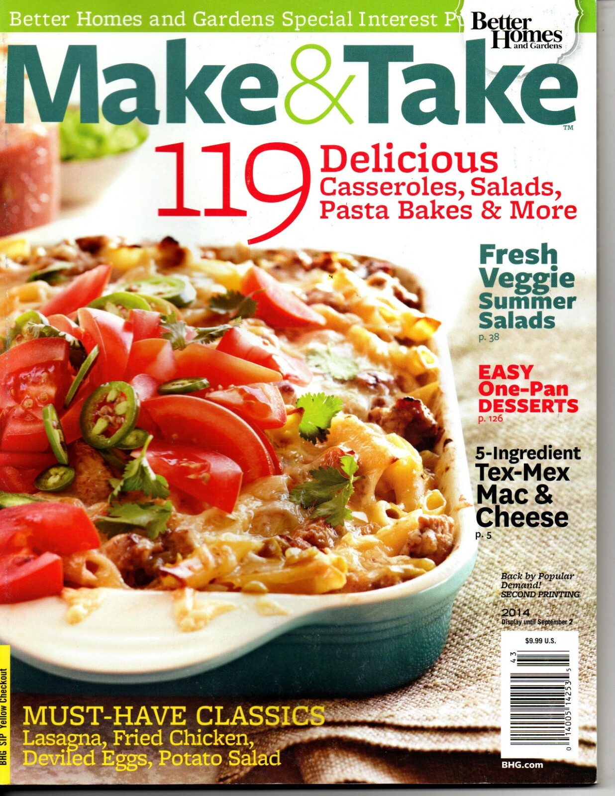 Better Homes & Gardens Make & Take Magazine 2014 Fresh Veggie Summer Salads