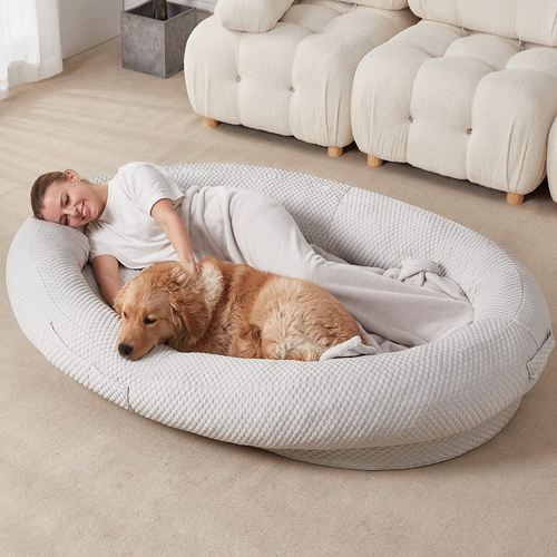 Large Human Dog Bed Bean Bag Bed for Humans Giant Beanbag Dog Bed with
