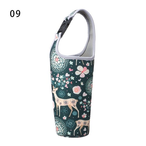 Tumbler Carrier Tote Bag Mug Holder Beverage Bag Water Bottle Bag Cup Sleeve - Imagen 21 de 24