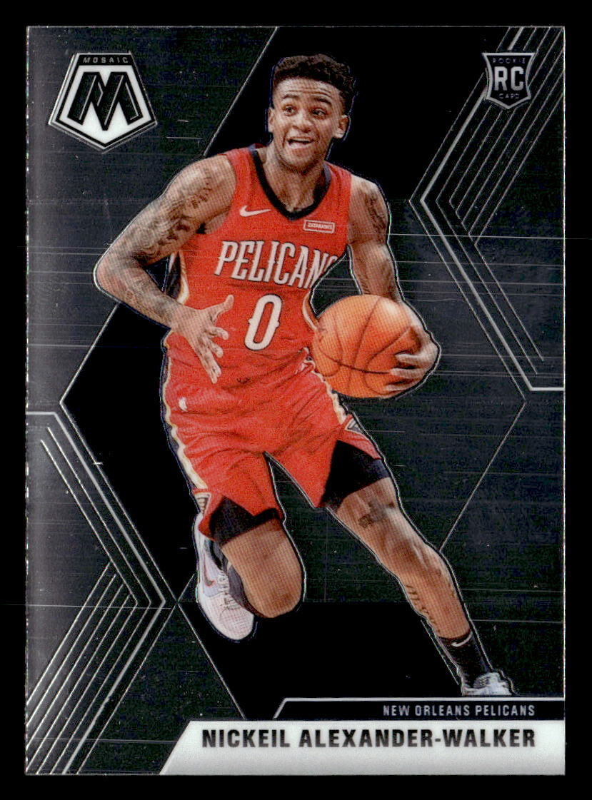 Nickeil Alexander-Walker 2019 Panini Mosaic Rookie Card #205 New Orleans