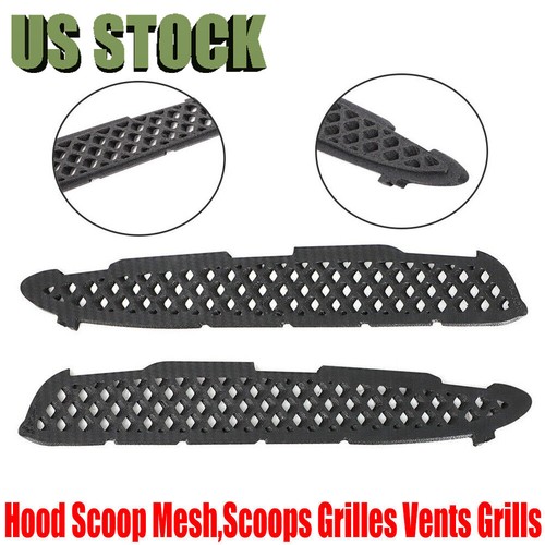 US For 2004-2006 Pontiac GTO Hood Scoop Mesh Scoops Grilles Vents Grills Inserts - Picture 1 of 11