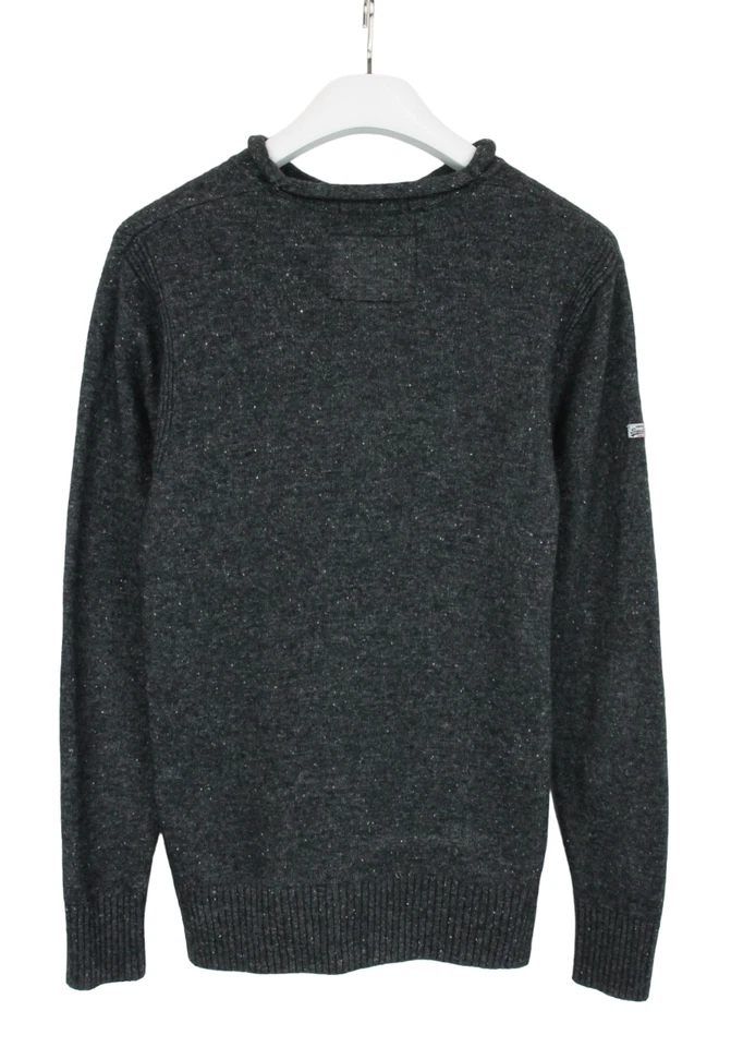 SUPERDRY The Spinnaker Knit Jumper Men's MEDIUM Pullover Lambswool Blend Knit - Image 2 of 4