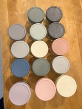 Lot of 11 Wee Sprout Glass Baby Food Jars. Cleaned  Ready to Go.