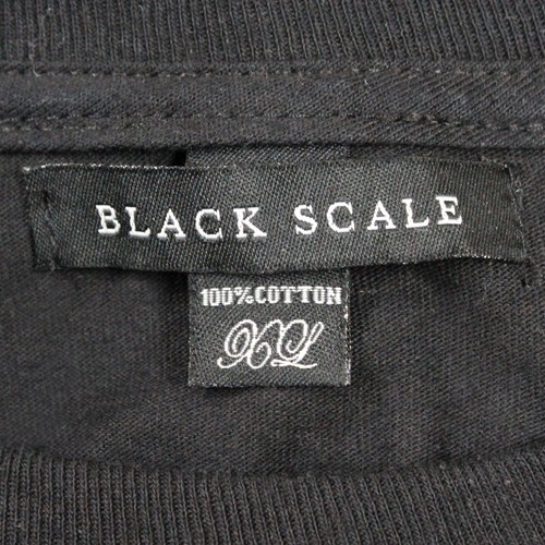 Black Scale Black 100% Cotton Sweatshirt T-Shirt XL made in USA - Picture 6 of 6