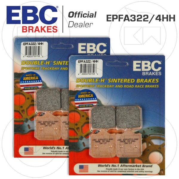 BremsbelÄGe Vorne Racing EBC EPFA322HH KTM Supermoto 990 2007-2012-image