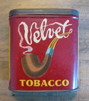 tobacco chicago il c1910's Spaulding & Merrick Empty Tin - Velvet Tobacco - Chicago, IL -  Clean!