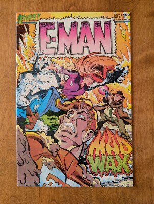 E-Man #8 (First 1983), 2nd Series, Cutey Bunny appearance, NM