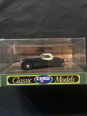 Classic Corgi Models 96060 Jaguar XK120 Soft Top Die Cast Model Car As Pics 