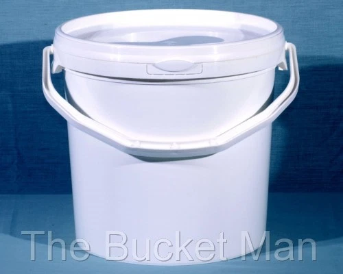40 litre plastic best sale bucket with lid
