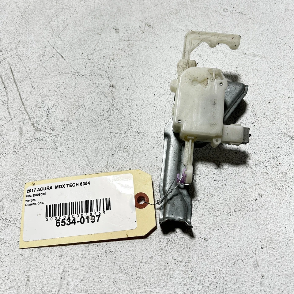 Actuador de bloqueo de puerta con tapa de combustible ACURA MDX 2014-2020 con soporte OEM Foto 2 de 4