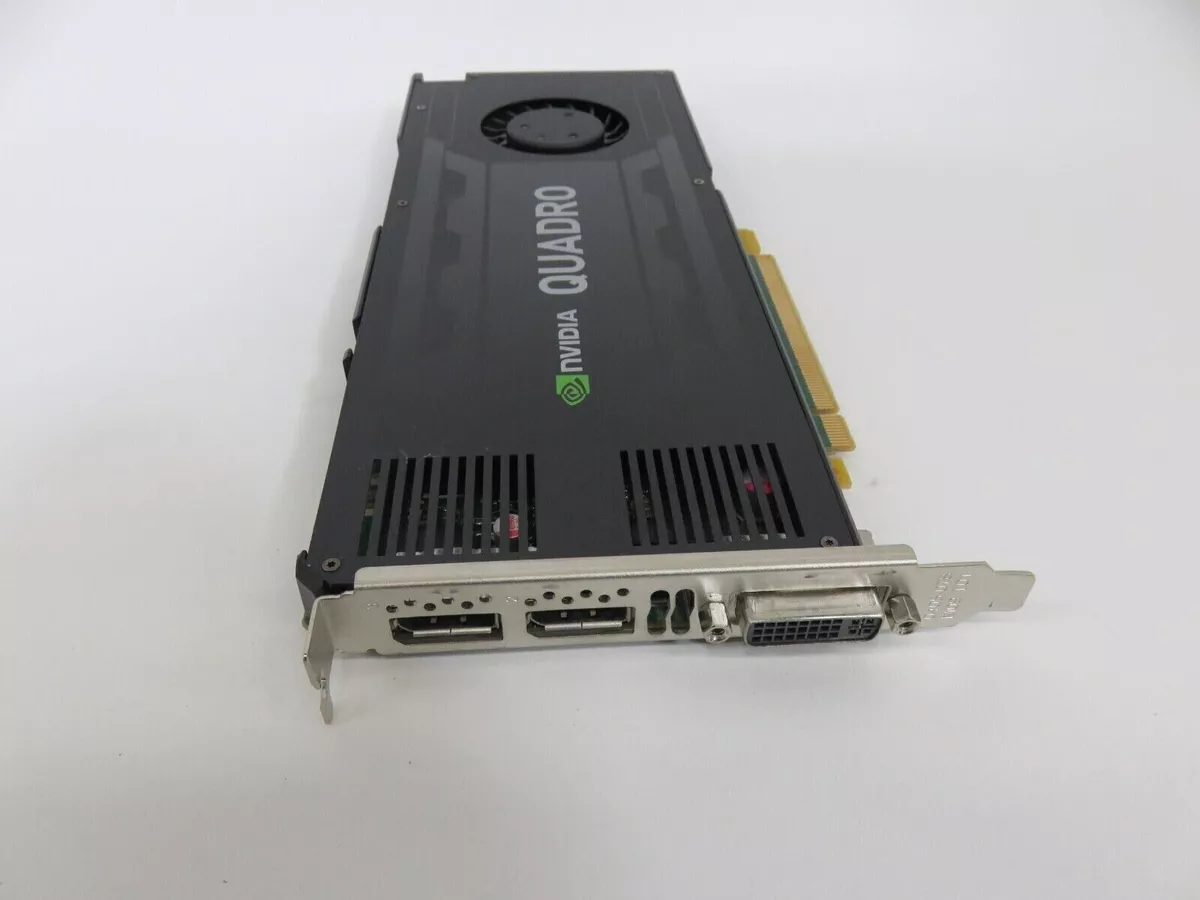 NVIDIA Quadro K4200 4GB Ram CAD Grafikkarte SolidWorks Catia Autocad 3 Monitore